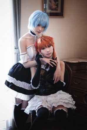 zdjęcie amatorskie Cosplay maids