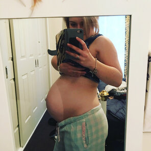 amateur photo Crystal Heavily Pregnant and Just Asking to be Bent Over and Fucked