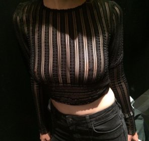 amateur photo GF's clubbing outfit from last night