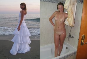 amateur photo Dry Bride / Wet Honeymoon
