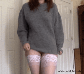 foto amateur [Self] Thigh highs and a drop for your New Year ;)