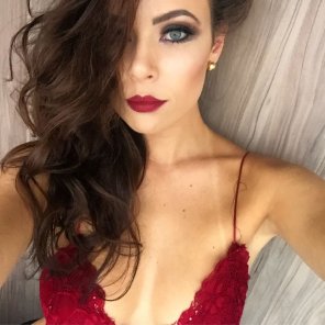 foto amatoriale Red lingerie