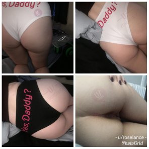 amateur pic New panties.. white, black or....? [f]