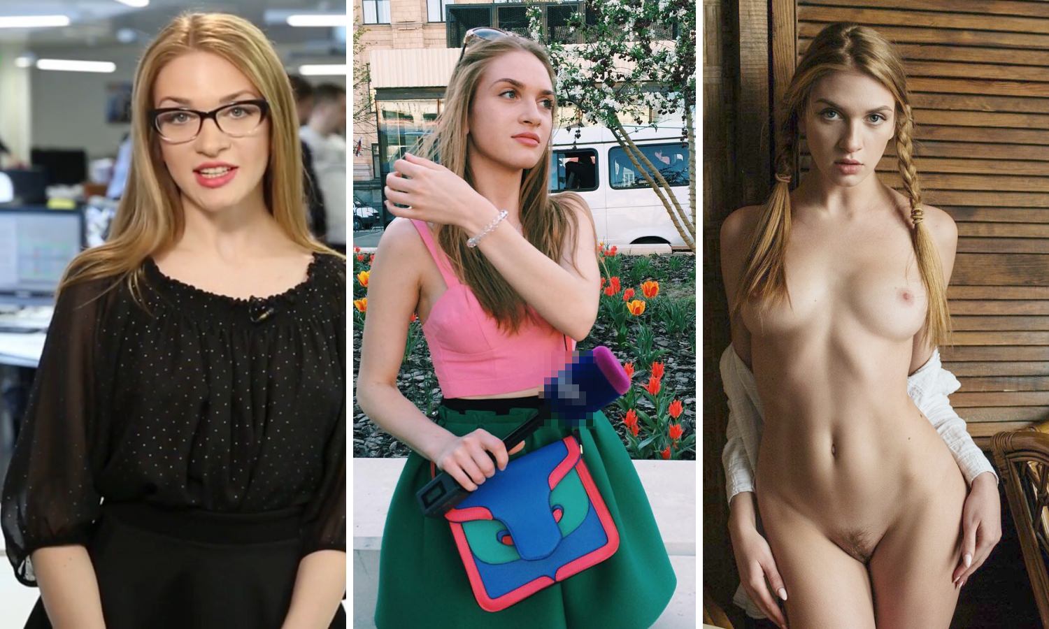 Sofia news reporter and model Porn Pic - EPORNER