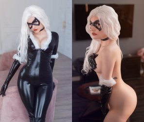 photo amateur [Self] Marvel - Black Cat on/off by Ri Care