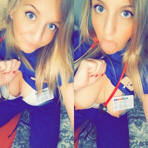 foto amateur Nurses can be cute & wanna be covered in cum at the same time, right? ðŸ’¦ðŸ’‹ [oc] [f]