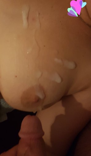 amateur pic After math of BJ/mouth fuck