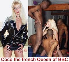 zdjęcie amatorskie Stunning BBC Loving French Slutwife Coco