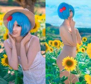 foto amatoriale Would you protecc Rem's smile? :3 ðŸ’™ ON and OFF! ~ [by Kerocchi]