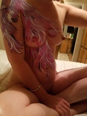 amateur photo Body Art.