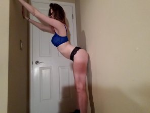 amateur-Foto Original Contentbent over, hands against the wall...ready for you :)