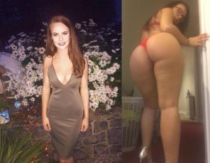 amateur pic Dress vs lingerie