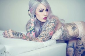 foto amadora Hair Tattoo Skin Beauty Blond 