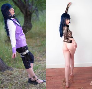 アマチュア写真 Did you know Hinata Hyuga's sexy side? Her clothes ripped a bit after some ropeplay! ~ [by Kerocchi]