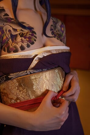 zdjęcie amatorskie Vinnegal-Raiden-Shogun-Kimono-20