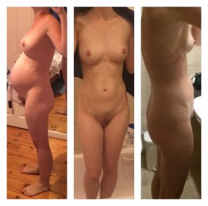 foto amatoriale 34F mum of one - as requested me pregnant, breastfeeding and now.