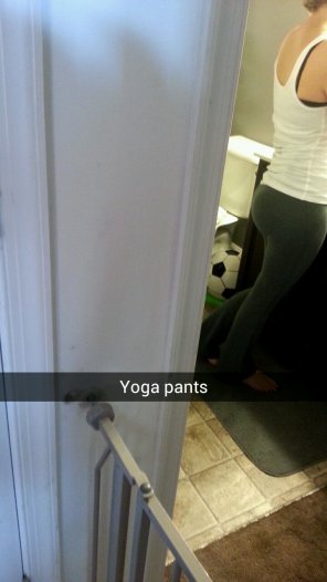 zdjęcie amatorskie Yoga pants
