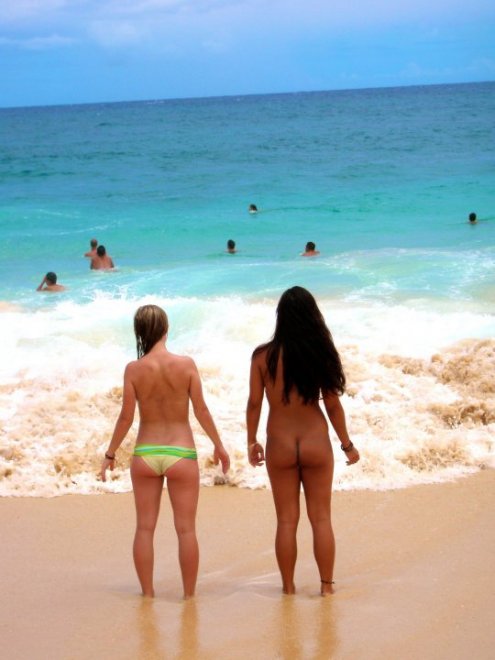 People on beach Beach Bikini Vacation Fun