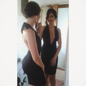 amateur photo Little black dress