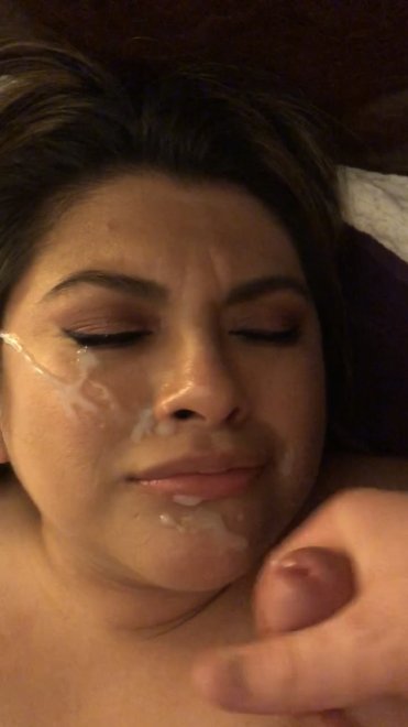 Latina wife after enjoying a cock