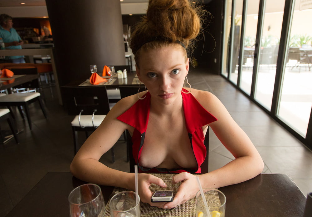 Just Hanging Out In Her Favourite Restaurant Porn Pic