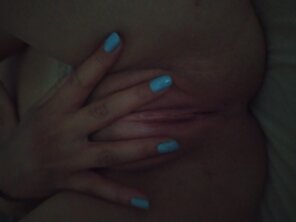 amateur photo Just did my nails;)