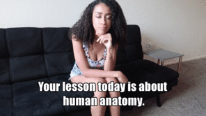 zdjęcie amatorskie A lesson on human anatomy.