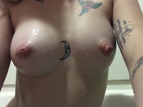 photo amateur Swollen 14 week boobies
