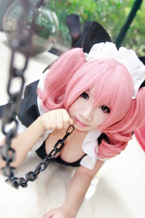 foto amatoriale Pink Hair "Maid"
