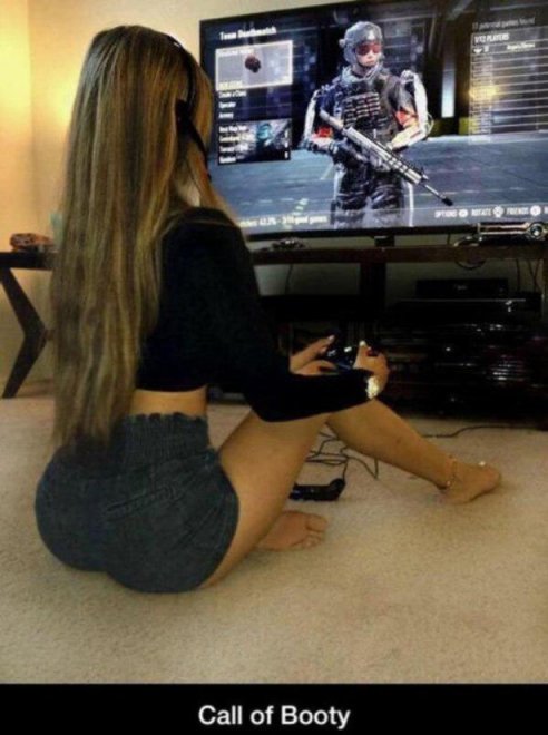 Gamer girl...