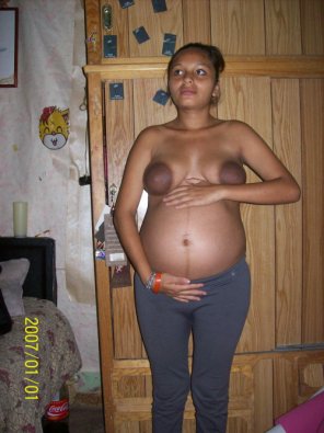 foto amadora Karla Mexican preggo girl