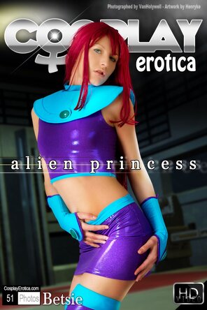 Tantalizing Cosplay Erotica Betsie – Alien Princess (Teen Titans) – 50 pics
