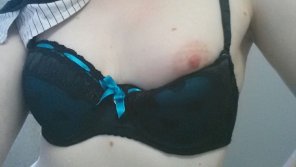 foto amateur Wife's at work, still makes time to tease me