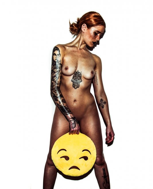 With Tattoos nude