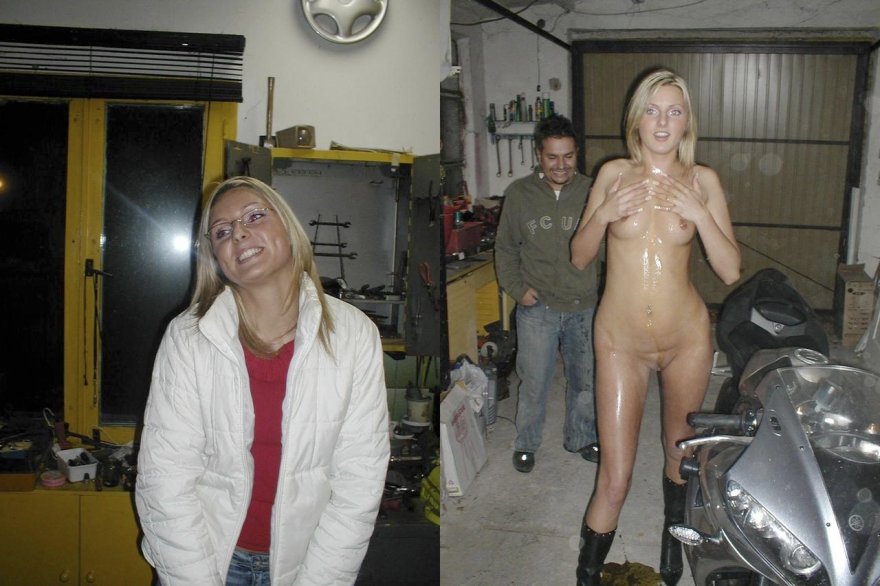Garage Fun nude