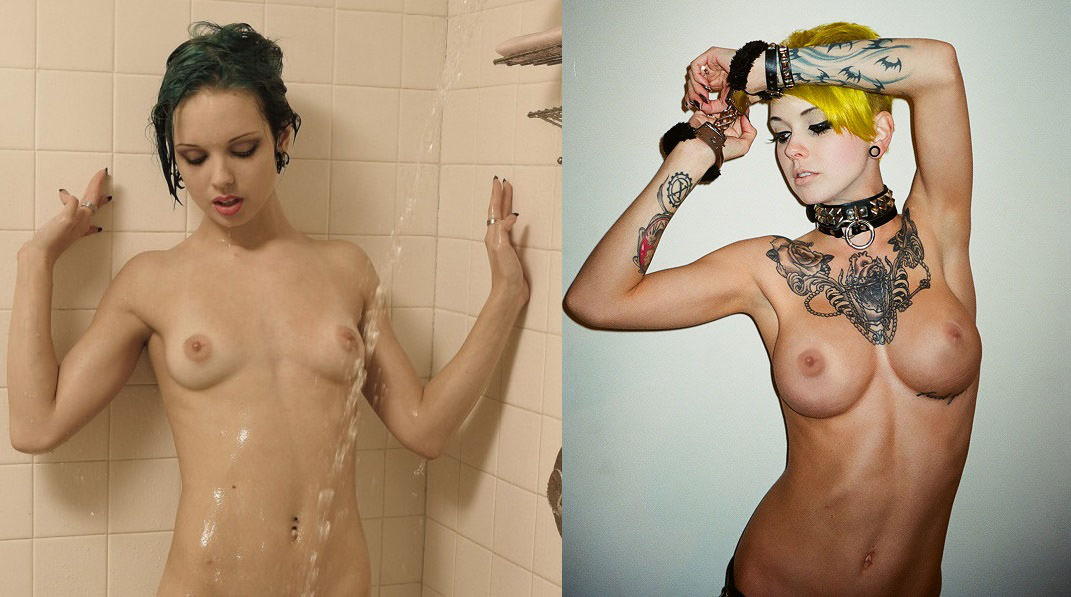 Sarah X Mills before and after. 
