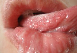amateur-Foto Lip Tongue Mouth Skin Close-up 