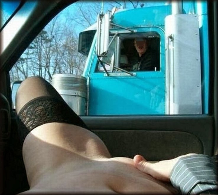 Lucky trucker