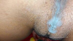 foto amatoriale Creampied pussy from Colombia