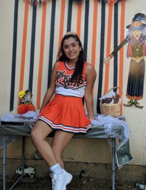 zdjęcie amatorskie Latina cheerleader