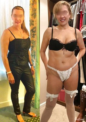 amateurfoto 1587540991_photo-collage-of-a-mature-slut-in-clothes-and-without-17