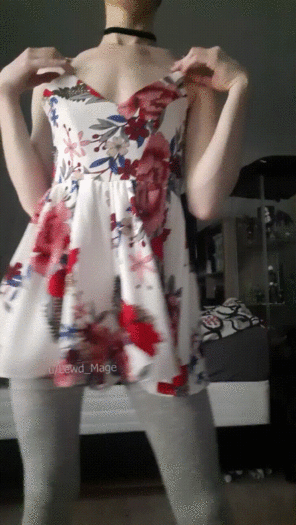 amateur pic Thoughts on a small girl taking off her small dress?