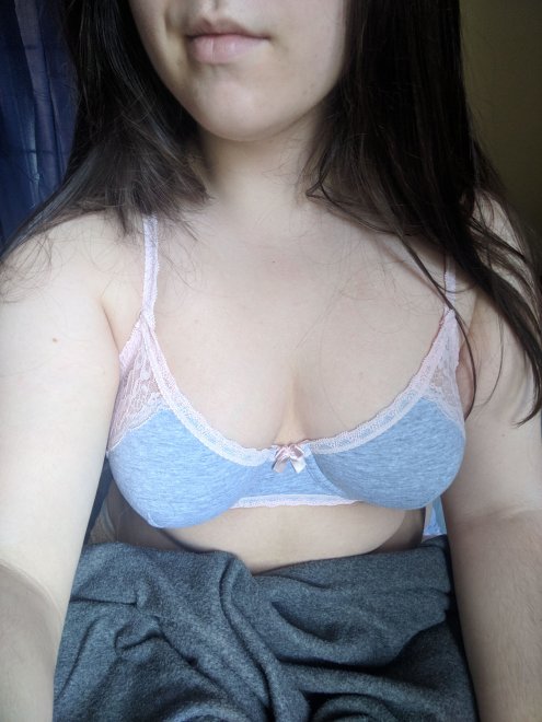 I love how my new bra looks against my skin! Anyone want to help me ruin it? ðŸ˜˜