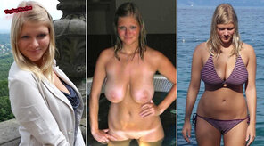 foto amateur dressedundressed-topless