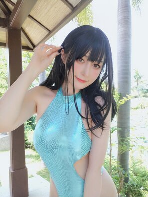 amateur pic Baiyin811 (白银81) - Blue Sky Bikini (38)