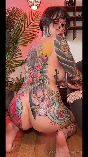 The young fella is still going out with his exhibitionist girl. I asked her if I could show her some moves. She agreed!