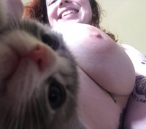 zdjęcie amatorskie Hanging out with my Pussy