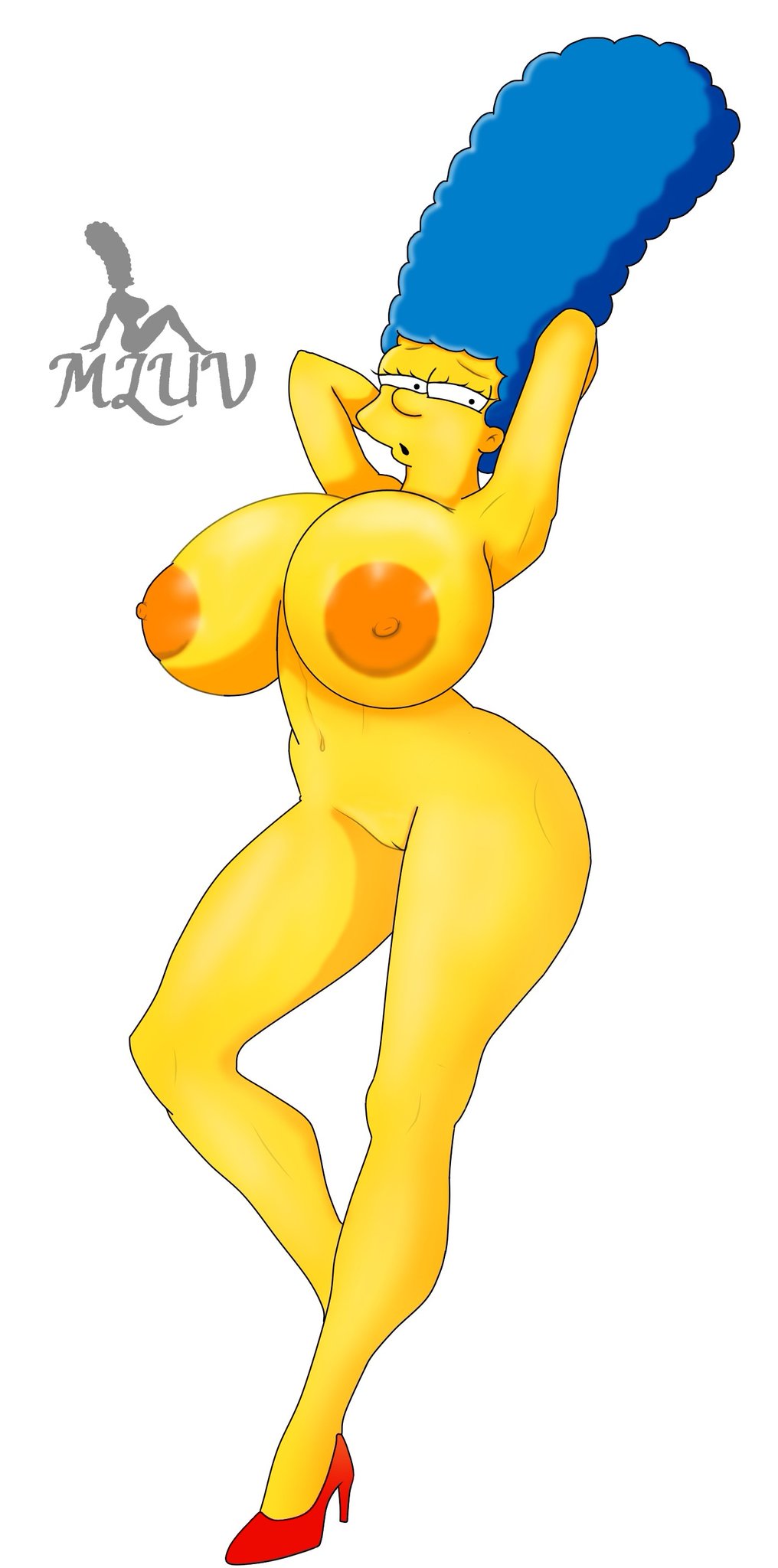 Lesbian Simpsons Sex Toons - Marge Simpson from The Simpsons Cartoon Porn Porn Pic - EPORNER