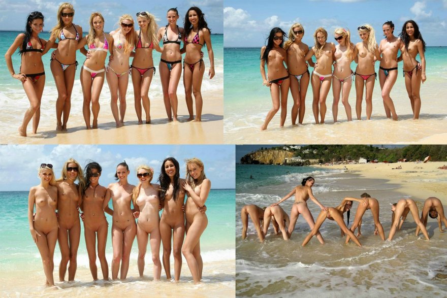 Girls on the beach