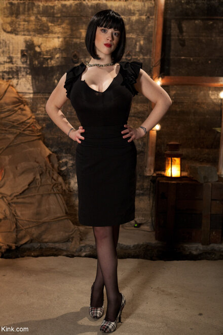 Huge titted Larkin Love gets wrapped in plastic and screwed in wild BDSM_0001